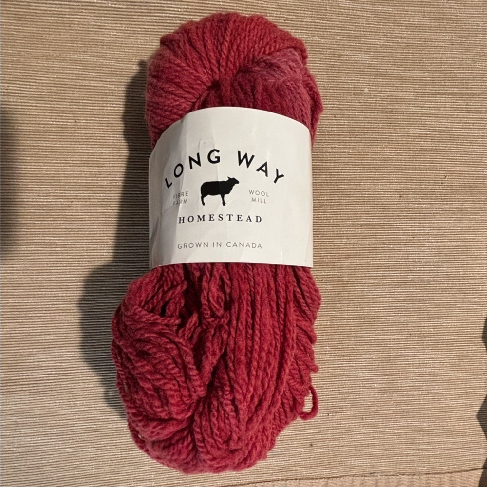 LONG WAY HOMESTEAD Targhee Big 2 Ply Worsted 100% Wool NEW